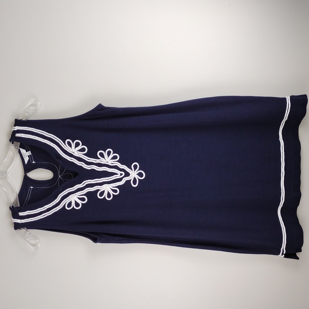 Crown & Ivy Navy Blue Sleeveless Dress. Size Medium - Picture 1 of 4